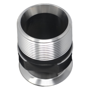 Adapter 1.5" TC x 1.5" MNPT 304SS (Tumbled Finish)