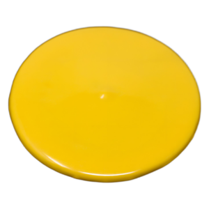 Cap 2.5" Flange Cover Yellow
