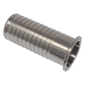 Hose Adapter 2" Tri-Clamp Brewery Style for Rubber Hose SS304