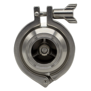 Check Valve, Spring, 1.5" Tri-Clamp, VITON - Image 1