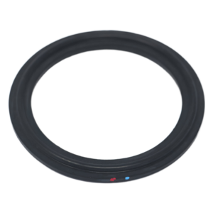 Metal Detectable Tri-Clamp Gasket 2" TC BUNA Black - Image 1