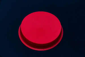 Cap 3" Plastic Red