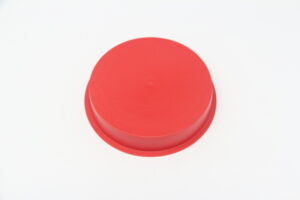 Cap 4" Plastic Red
